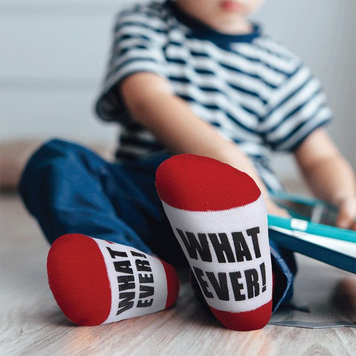 What Ever Grippy Toddler Socks