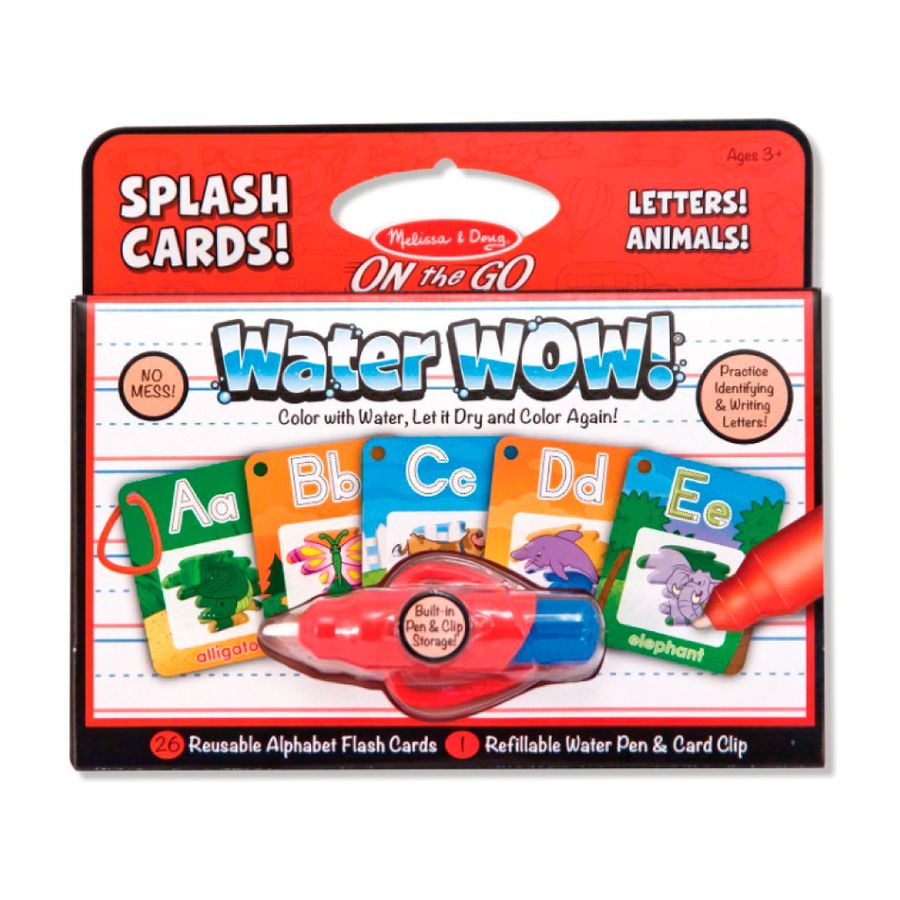 การ์ดระบายสีด้วยน้ํา ชุดตัวอักษร A-Z 26 แผ่น