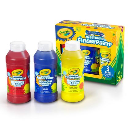 Finger Paint สีน้ําระบายด้วยนิ้วโทนสีหลัก 3 สี