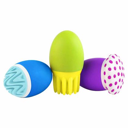 SCRUBBLE Bath Toy & Scrub Set - Multiclor Purple